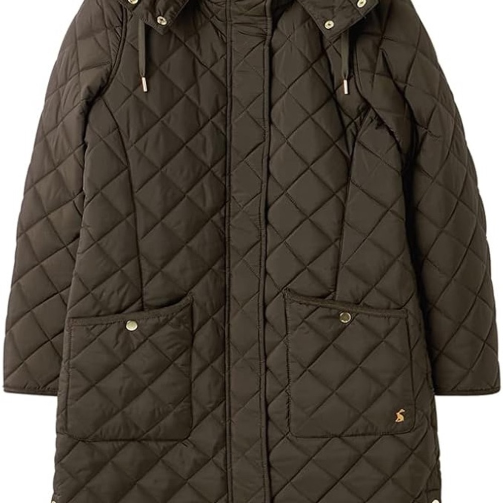 Joules Chatham Longline Quilted Jacket